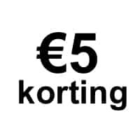 nike 5 euro korting